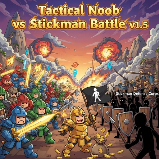 Tactical Noob vs Stickman Battle v1.5